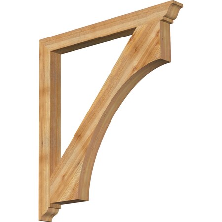 Westlake Traditional Rough Sawn Bracket, Western Red Cedar, 4W X 44D X 48H